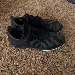 Black Adidas x indoor shoes